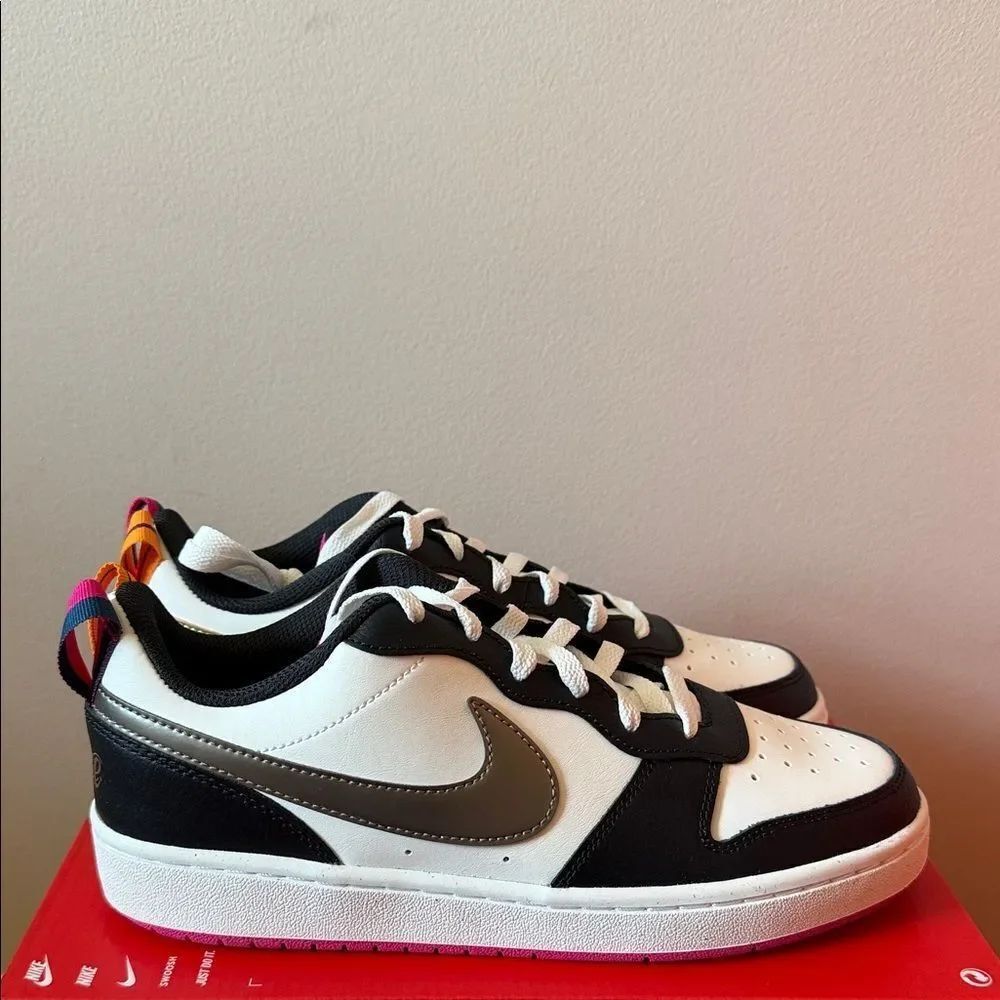 Nike Court Borough Low 2 SE GS Summit White DJ0040-100 Size 4Y